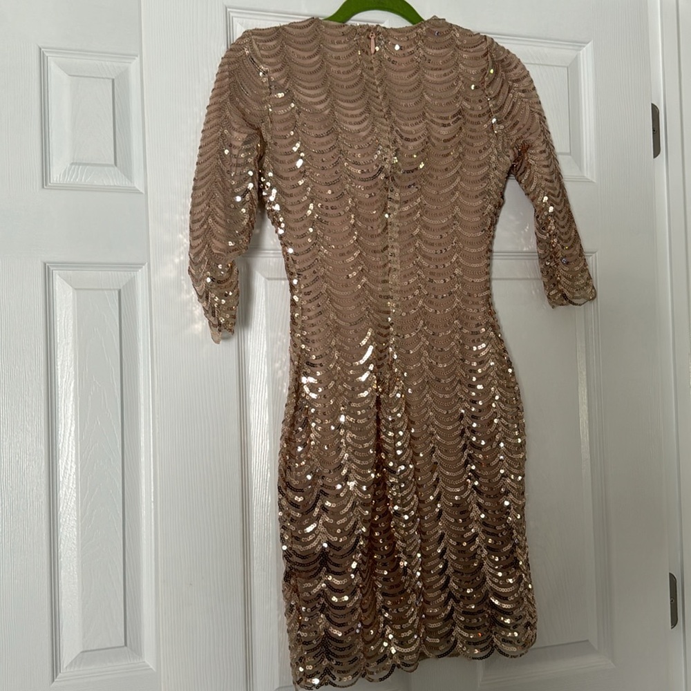 LULUS XS SEQUIN SHORT DRESS - Picture 9 of 13